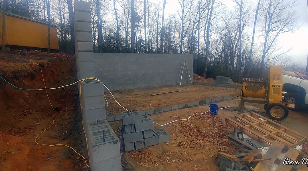Concrete Block Foundation